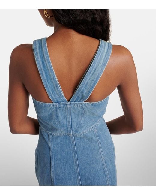 Patou Blue Denim Midi Dress