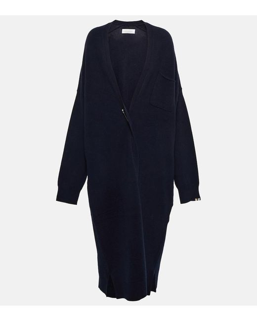 Extreme Cashmere Blue N°61 Koto Cashmere-blend Cardigan