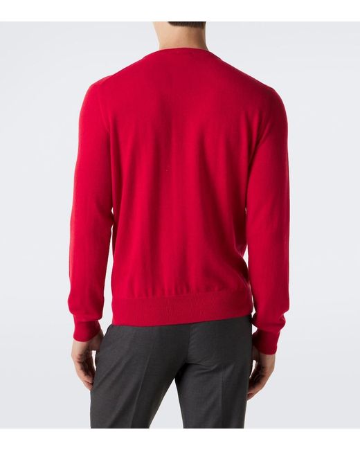 Pull En Cachemire Rubinacci pour homme en coloris Red