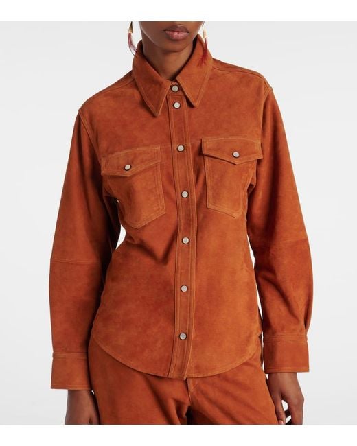 Camisa Delcia De Ante Isabel Marant de color Brown
