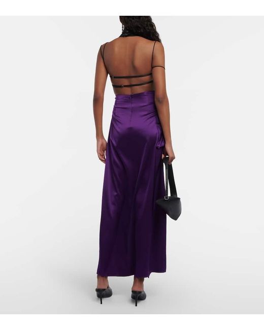 DIDU Black Bralette Aus Satin Und Mesh