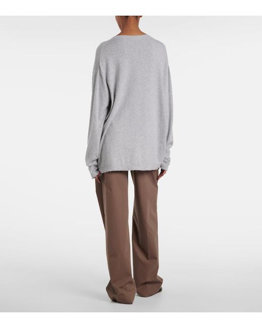 The Row Gray Oversize-Sweatshirt Kabira Aus Baumwolle