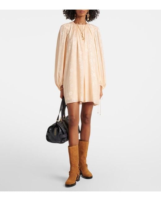 Chloé Brown Dakota Suede Biker Boots