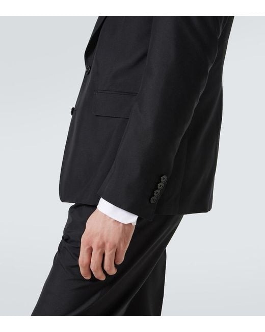 Dolce & Gabbana Black Silk Suit for men