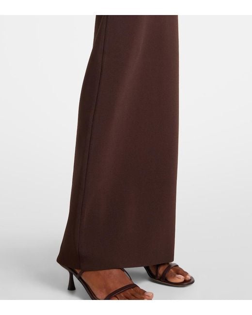 Christopher Esber Purple Jersey Maxi Dress