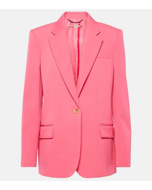 Stella McCartney Pink Blazer aus Wolle