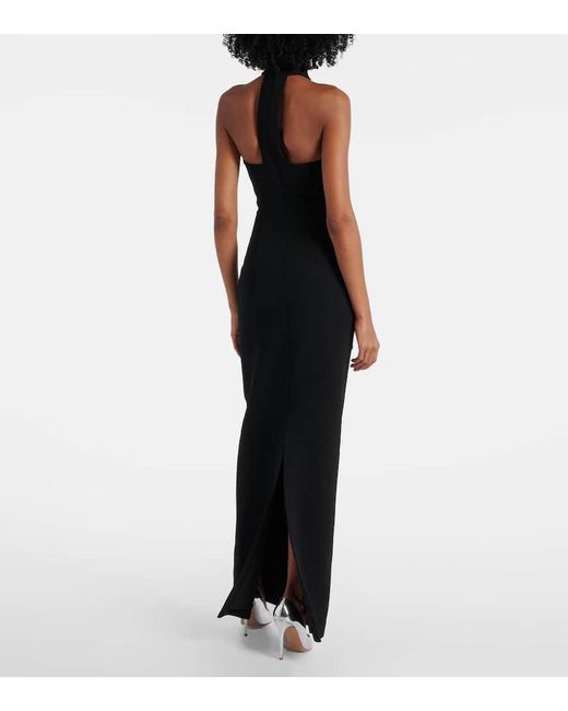 Rebecca Vallance Black Robe Starlight Mit Federn Und Kristallen