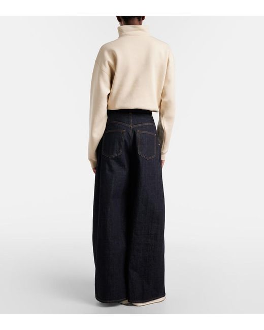 Jacquemus Blue Souro Wide-Leg Jeans