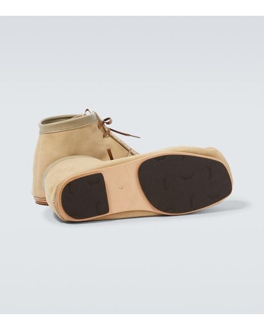 Auralee Natural Suede Mocassins for men