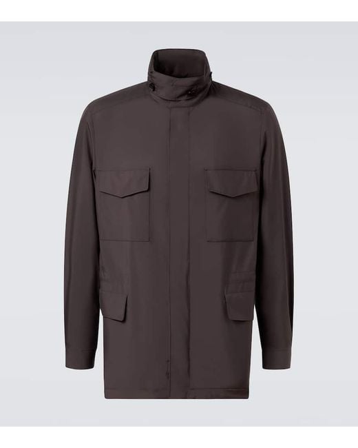 Loro Piana Brown Traveller Field Jacket for men