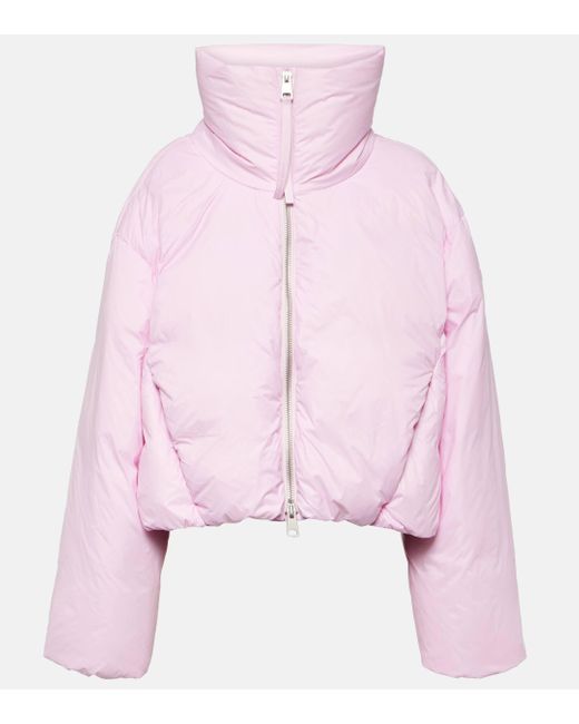 Canada Goose Pink Spessa Cropped Down Jacket