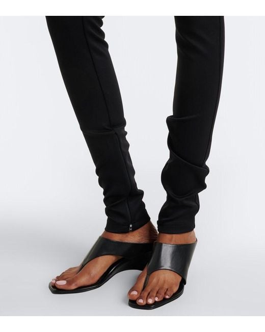 Coperni Blue High-Rise Slim Pants