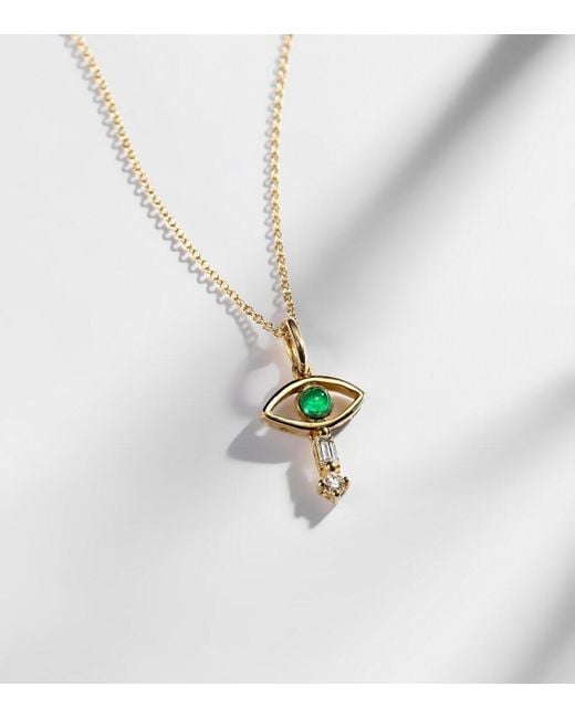 Ileana Makri White 18kt Gold Necklace With Diamonds