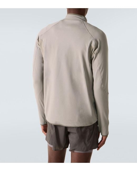 Satisfy Gray Ghostfleece Half-Zip Top for men