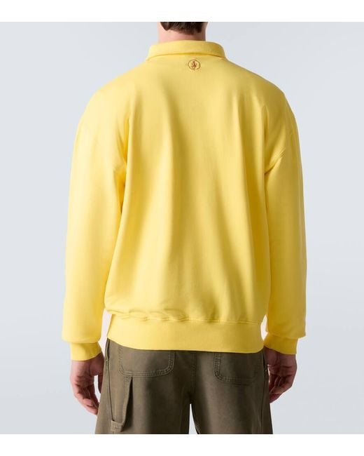 J.W. Anderson Polohemd Aus Baumwoll-Jersey in Yellow für Herren