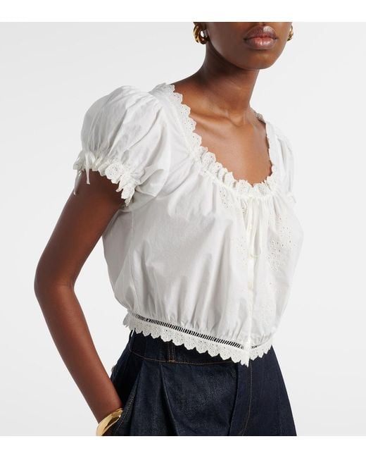 Top Nera di Doen in White