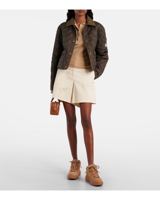 Jimmy Choo Brown Diamond Maxi Suede Hiking Boots
