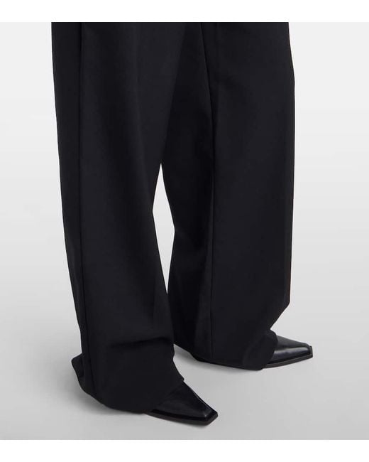 Calvin Klein Blue Simone Wool Wide-Leg Pants