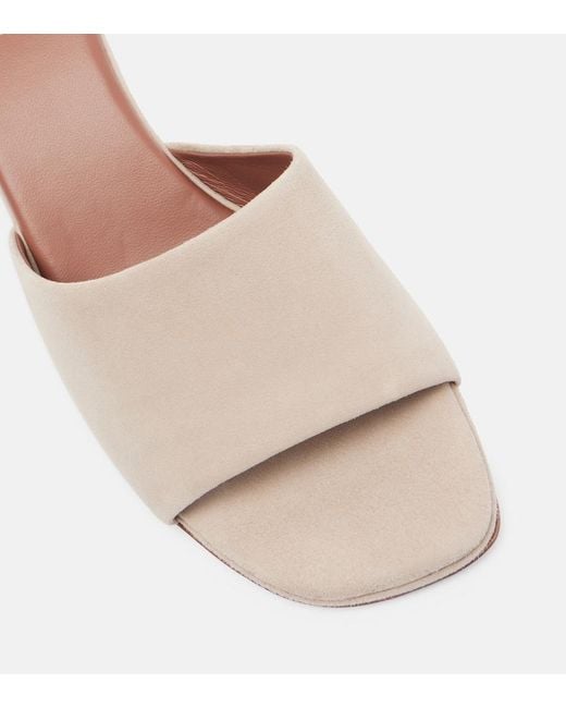 Paris Texas Pink Ava 50 Suede Mules