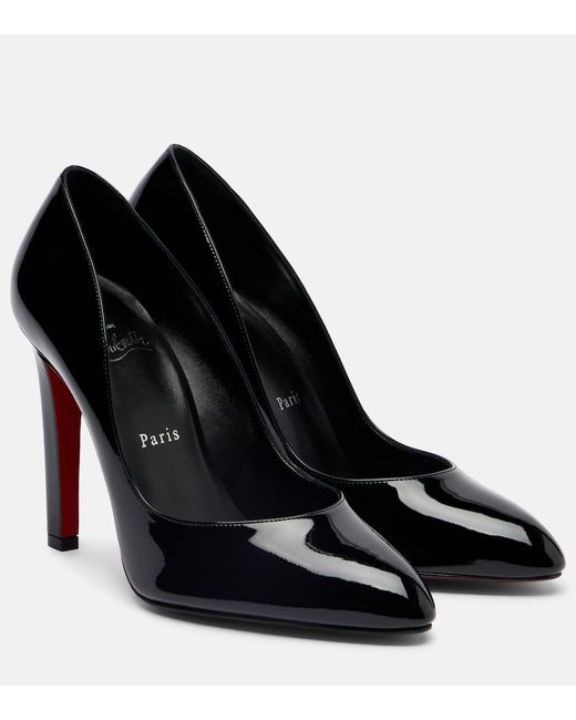 Christian Louboutin Black Fannylove Patent Leather Pumps