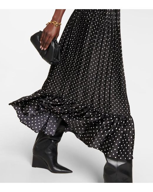 Ralph lauren black and white polka dot best sale dress