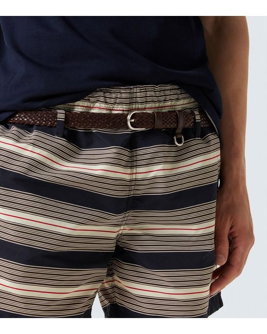 Prada Guertel Aus Leder in Brown für Herren