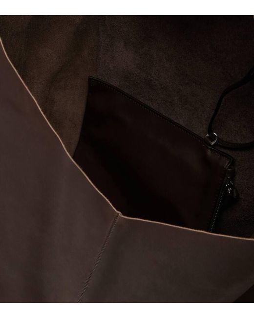 The Row Brown New Bindle Leather Shoulder Bag
