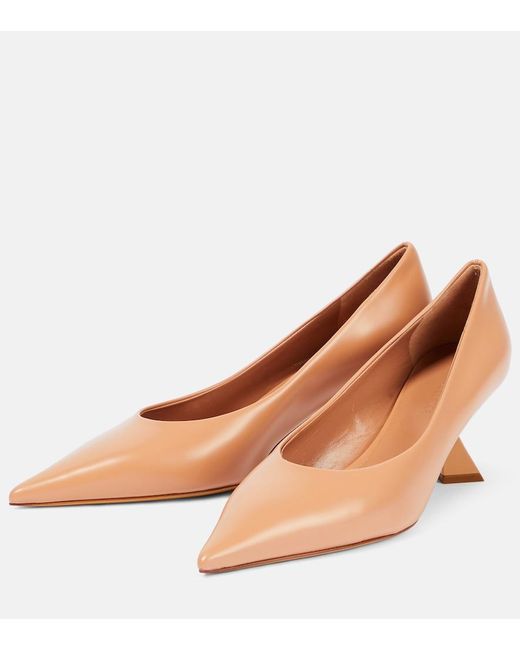 Nensi Dojaka Natural Leather Pumps