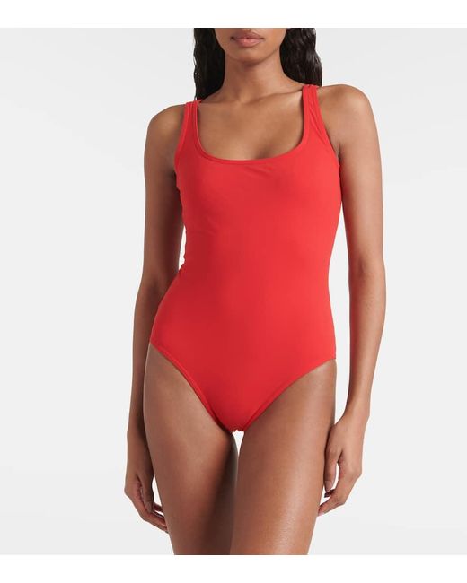 Karla Colletto Red Basics Swimsuit