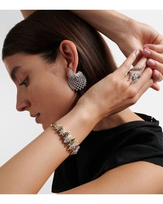 YEPREM White Armreif Golden Strada Aus 18Kt Gelbgold Mit Diamanten