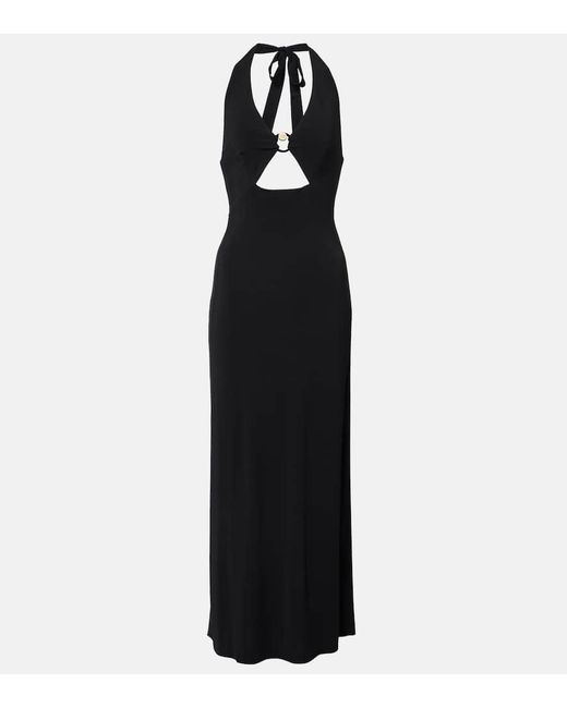 Max Mara Black Maxikleid Ghiotto