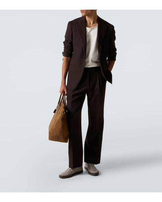 Baskets Achilles En Cuir Et Daim Common Projects pour homme en coloris Gray