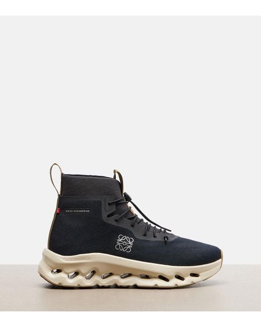 Loewe Blue X On Cloudtilt High-Top Sneakers