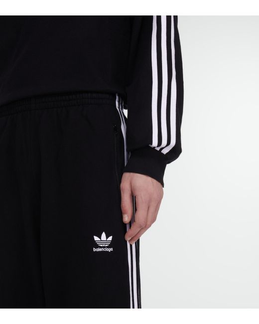 Balenciaga X Adidas Jogginghose aus Baumwolle in Schwarz für Herren | Lyst  CH