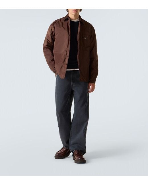 Prada Blue Virgin Wool Sweater for men