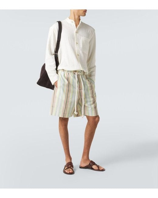 Bermuda di Commas in White da Uomo