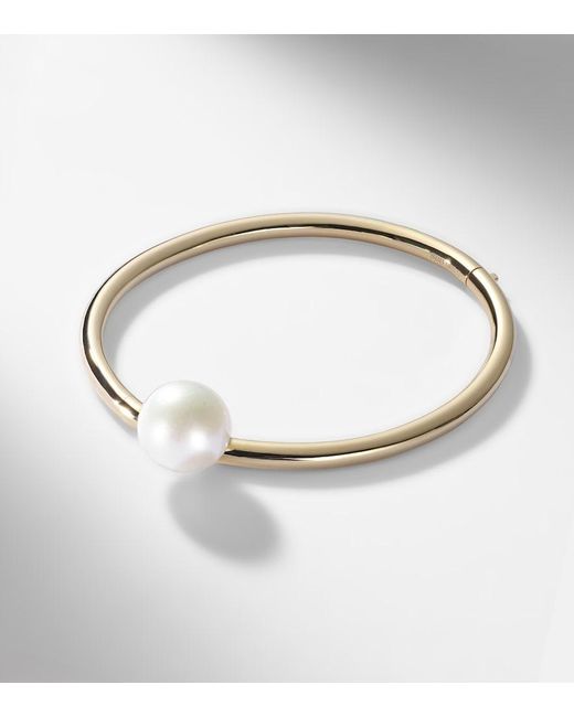 Sophie Bille Brahe White La Beaute Perle 14Kt Bracelet With Pearl