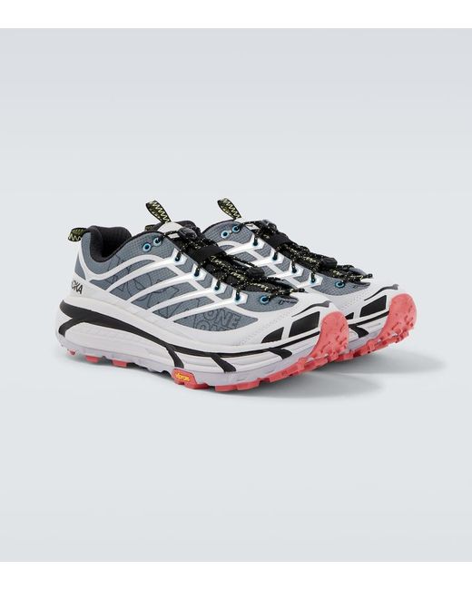 Hoka One One Blue Mafate Three2 Sneakers for men