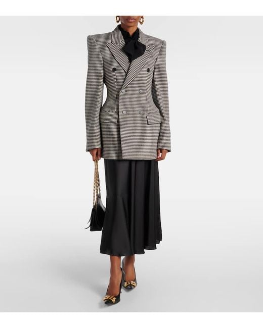 Balenciaga Gray Blazer Aus Wolle