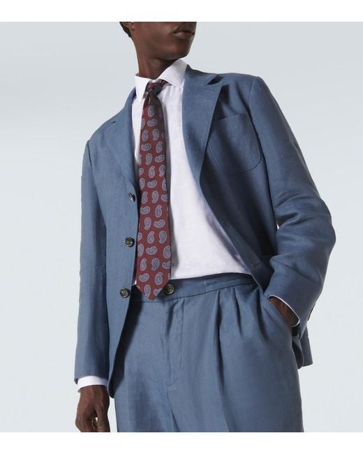 Etro White Paisley Jacquard Cotton Shirt for men