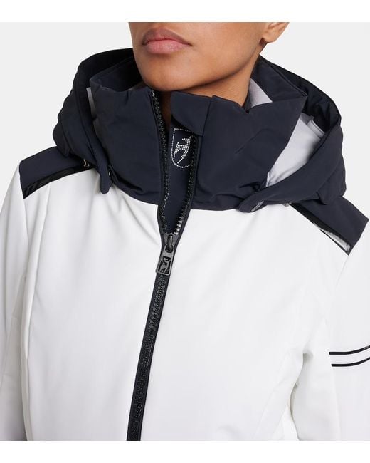 Toni Sailer White Martha Ski Jacket