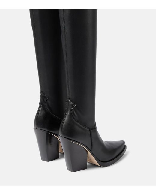 Paris Texas Black Vegas Over-The-Knee Boots