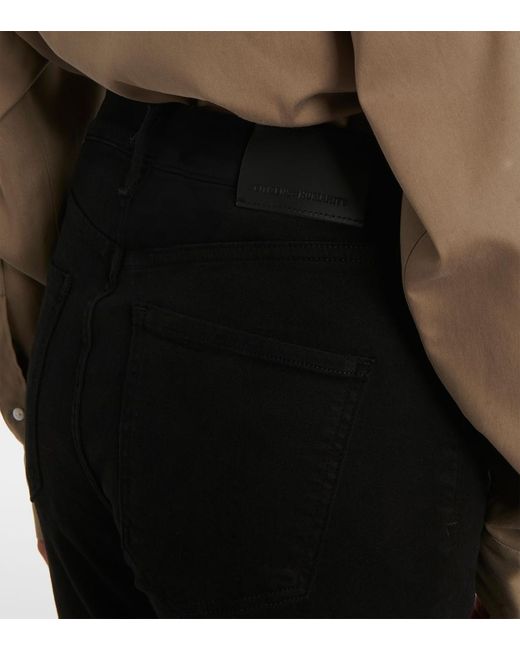 Citizens of Humanity Black Lilah High-Rise Bootcut Jeans