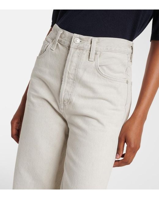 Jean Ample Haute Agolde en coloris Gray