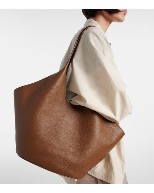 Aesther Ekme Brown Tote Bag Phantom Aus Leder
