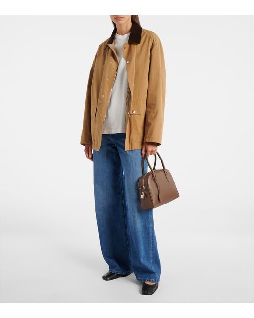 The Row Brown Tote India 10 Small Aus Leder