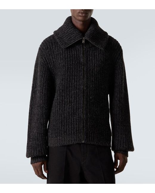 Lemaire Jacke Aus Yakwolle Und Alpakawolle in Black für Herren