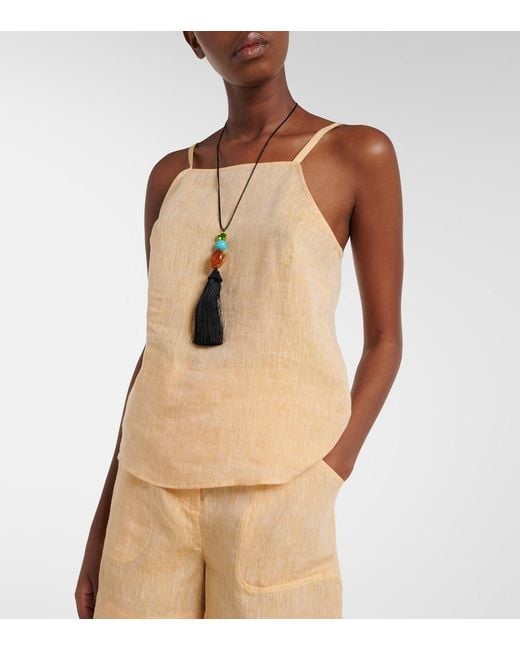 Eres Natural Gentille Linen Top