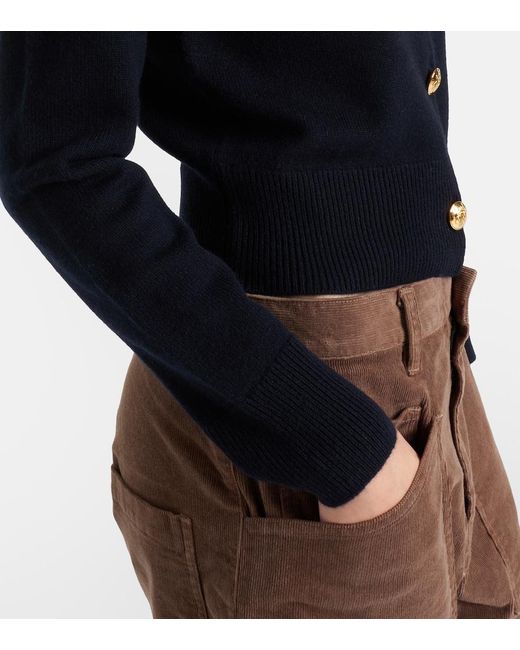Nili Lotan Black Josefa Fair Isle Cashmere Cardigan