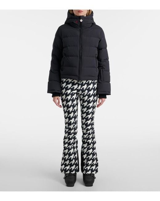 Perfect Moment Blue Polar Flare Down Ski Jacket